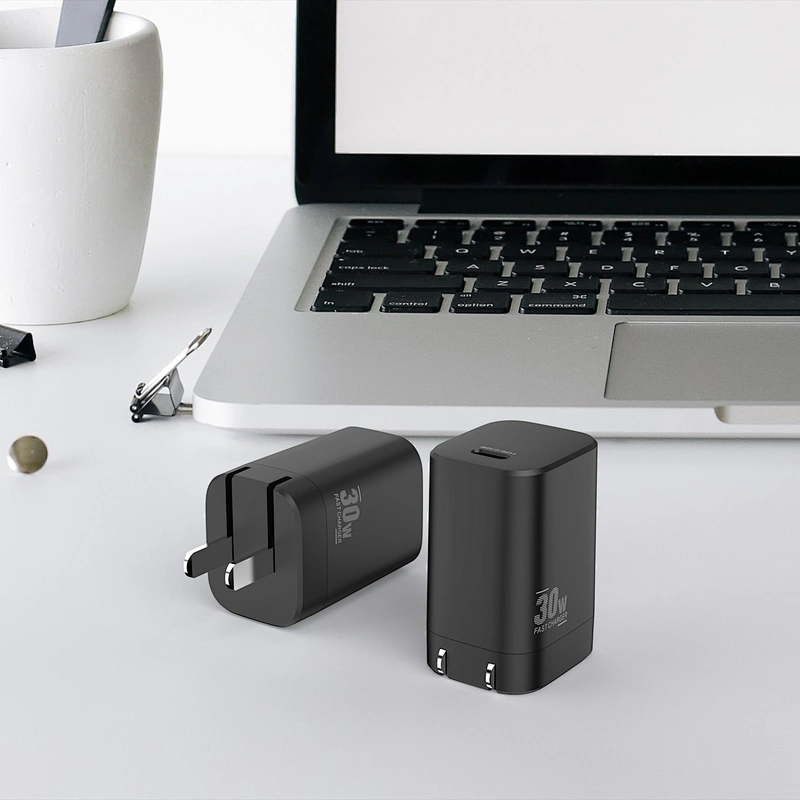 Gan D 30 Single Port With Type-c Pd Fast Charger For Iphone For Samsung Fast Charge