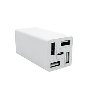 hot selling products 4 USB ports Type C port phone charge 15w 20w Max suitable for gifts and customized logo