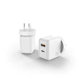 Gan33W Dual Port With Type-c Pd Fast Charger For Iphone For Samsung Fast Charge