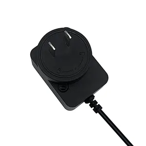 Proveedor de Shenzhen Adaptador de corriente para montaje en pared 3V 5V 8V 12V 16V 0.1A 0.5A 1.2A 2A 3A 18W Enchufe intercambiable con 2 años de garantía