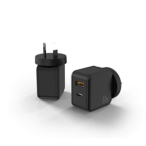 Gan33W Dual Port With Type-c Pd Fast Charger For Iphone For Samsung Fast Charge