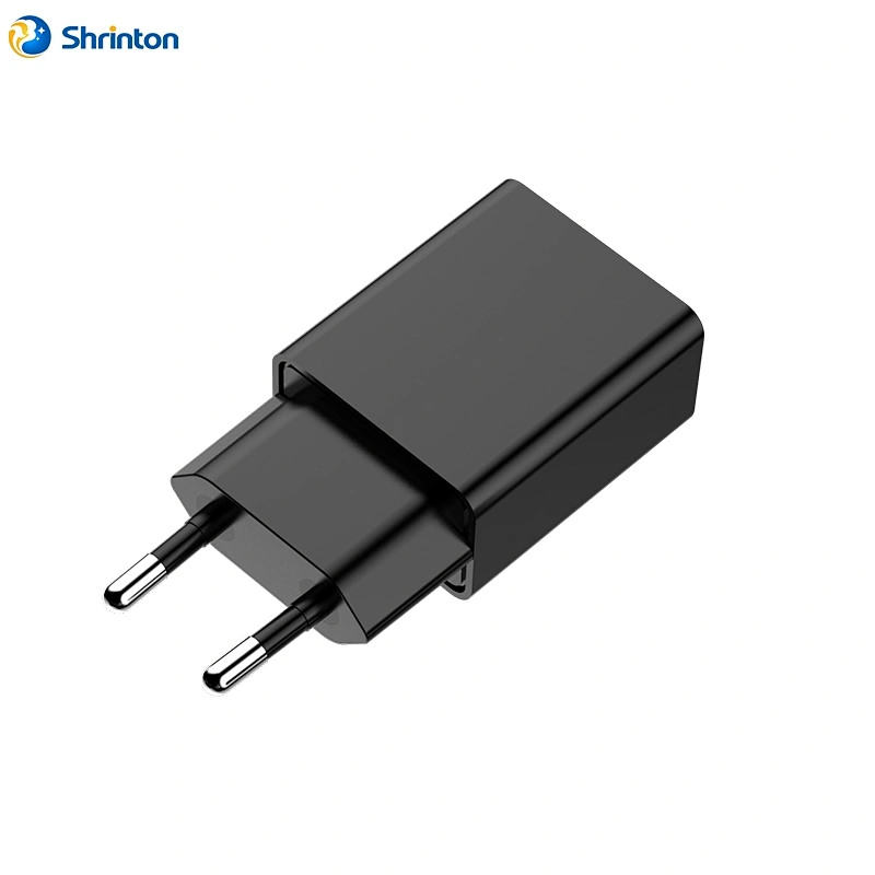 2023UK EU US SAA Latest Style 5V2A USB Power Adapter led charger with Micro Data Cable for android phone with blue, orange,red,green color customized