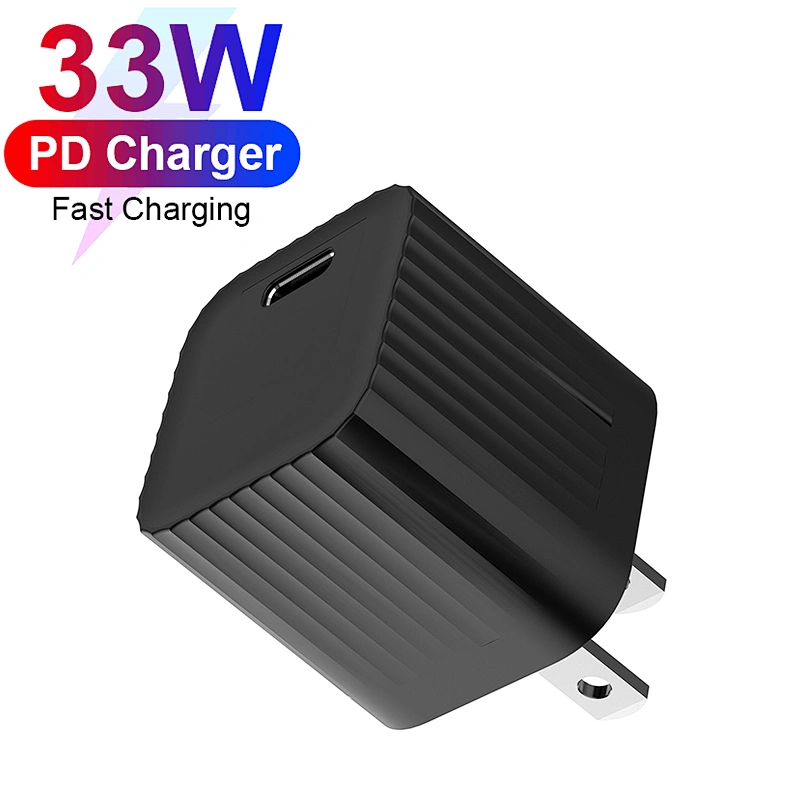 Smart phone charger High Watt with fast charging Portable small Single port Type C 33w max power adapter with 2 year warranty
