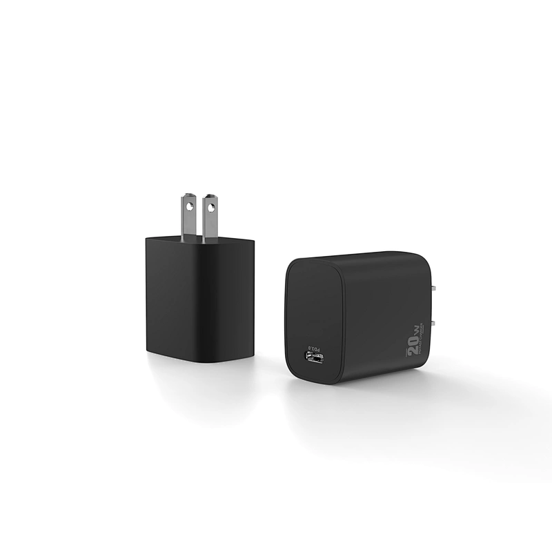 PD 3.0 fast charging with Type C port charger 5V 3A  9V 2.22A  12V 1.67A 20W max with CE,ROHS certificate