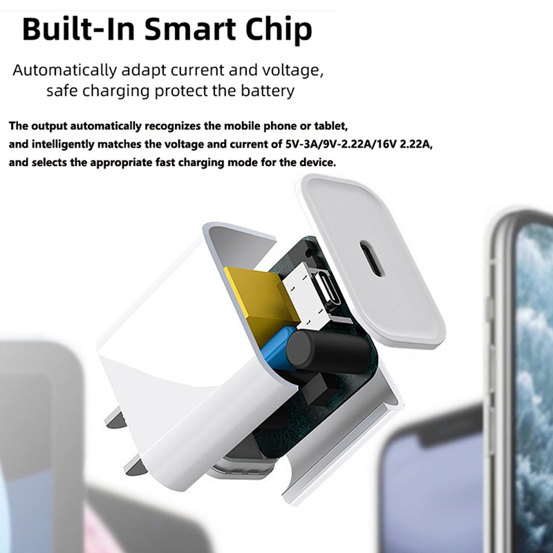 Home charger PD20W wall charger for iphone travel charger mobile charger