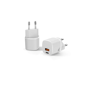 20w Puertos duales Usb Tipo-c Carga rápida 3.0 Pd Cargador Adaptador de cargador de teléfono móvil para Iphone 20 para Samsung