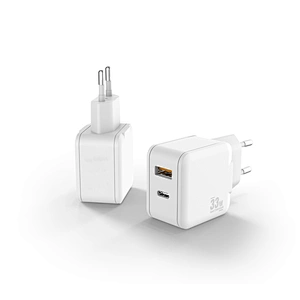 Gan33W Dual Port With Type-c Pd Fast Charger For Iphone For Samsung Fast Charge