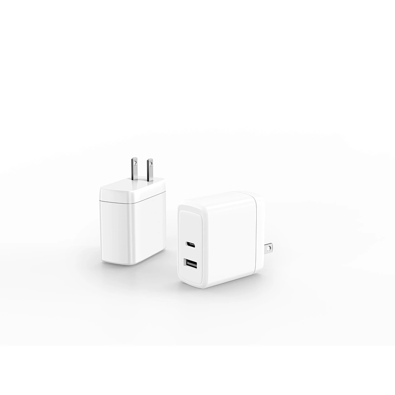 Dual Port Pd 20w Fast Charging Power Supplier Type C And Usb Wall Charger 20 Watts Power Adapter For Iphone 13
