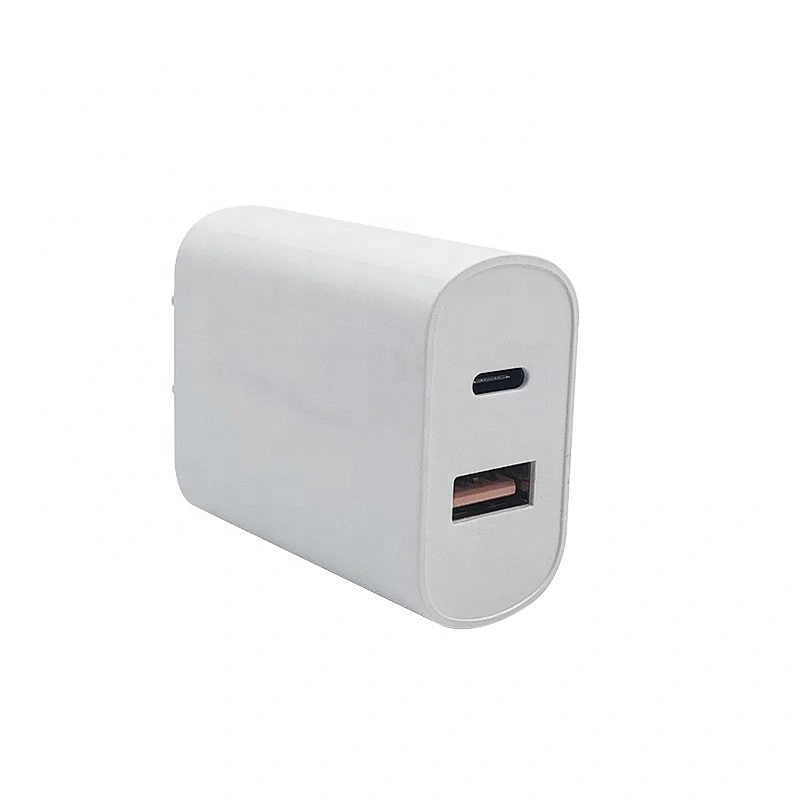 CE Approved Wall Mount USB Charger Dual USB Adapter Charging and Type C Fast USB Charger with Adapter