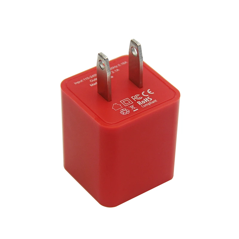 5V2.1A 2 PUERTOS CARGADOR USB CARGADOR DE TELÉFONO FÁBRICA DIRECTO AL POR MAYOR CE FCC CB ROHS CERTIFICADO
