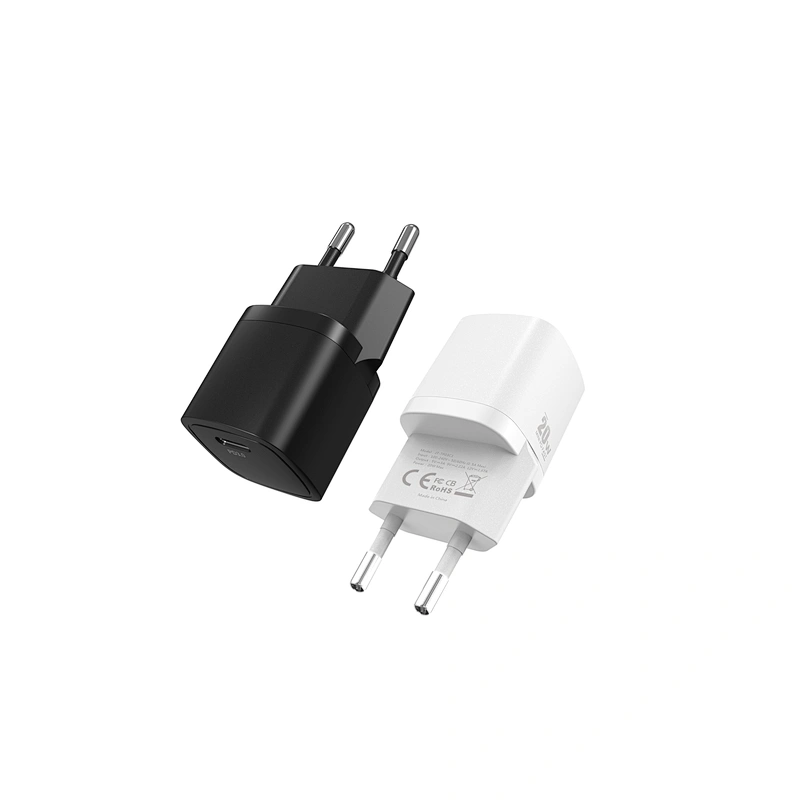 Free samples EU US UK AU Portable Fast Mobile Charging TYPE C travel Adapter 20w PD Wall power adapter