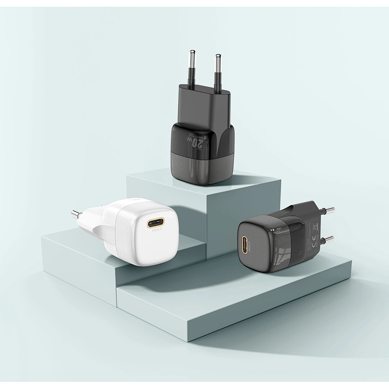 For iphone Ipad 20W mini portable fashion gallium nitride PD 20W USB C fast wall phone charger GAN home charger