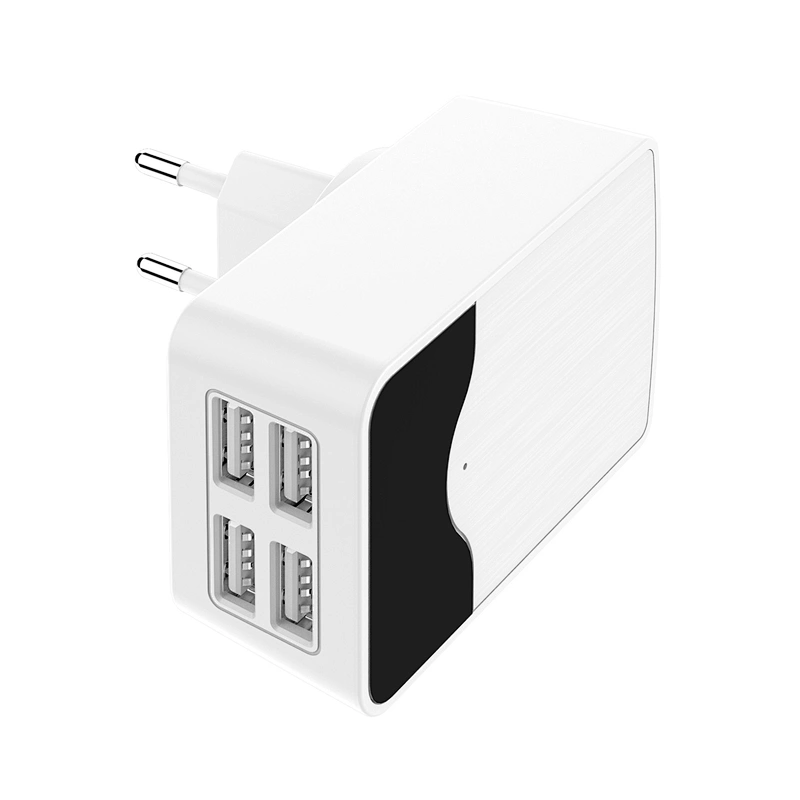 Enchufe británico de la UE de los EE. UU. Del puerto de 5V4.4A 4 USB con fuente del adaptador de corriente del certificado del CE del CB