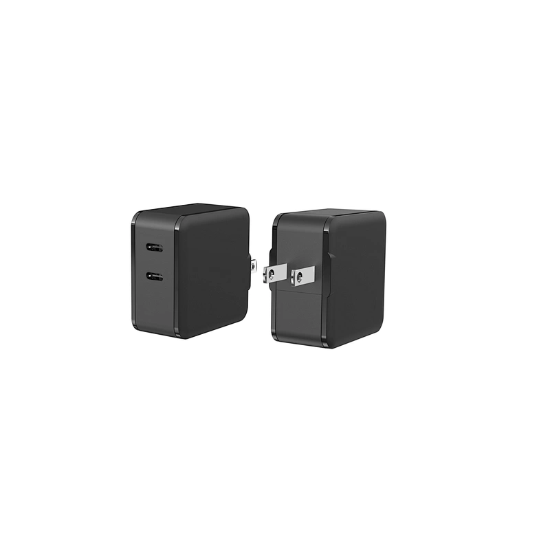 Gan 33W max with floding foot space-saving USB fast charger Travel wall Charger adapter And Smart Ic Charger