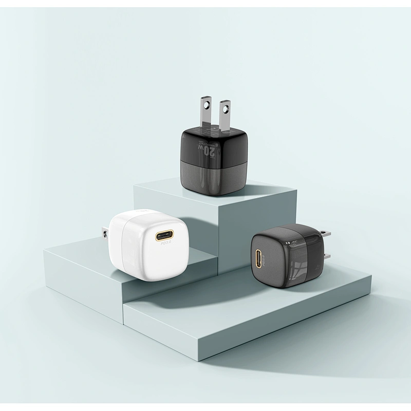 For iphone Ipad 20W mini portable fashion gallium nitride PD 20W USB C fast wall phone charger GAN home charger