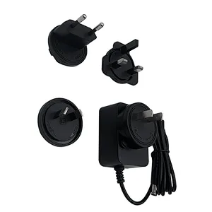 Proveedor de Shenzhen Adaptador de corriente para montaje en pared 3V 5V 8V 12V 16V 0.1A 0.5A 1.2A 2A 3A 18W Enchufe intercambiable con 2 años de garantía