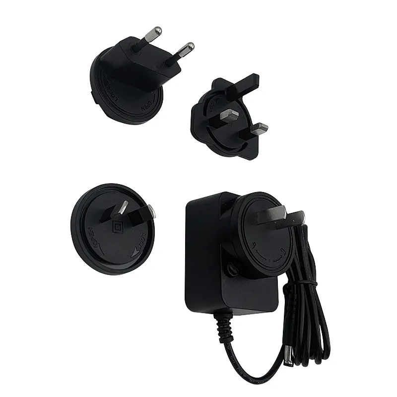 Interchangeable Plug Adapter 3A 4A 4.5A 5A 3V 4V 4.5V 5V 6V Max 18W with CE,RoHS,FCC, ERP, CCC,CB quality conformance