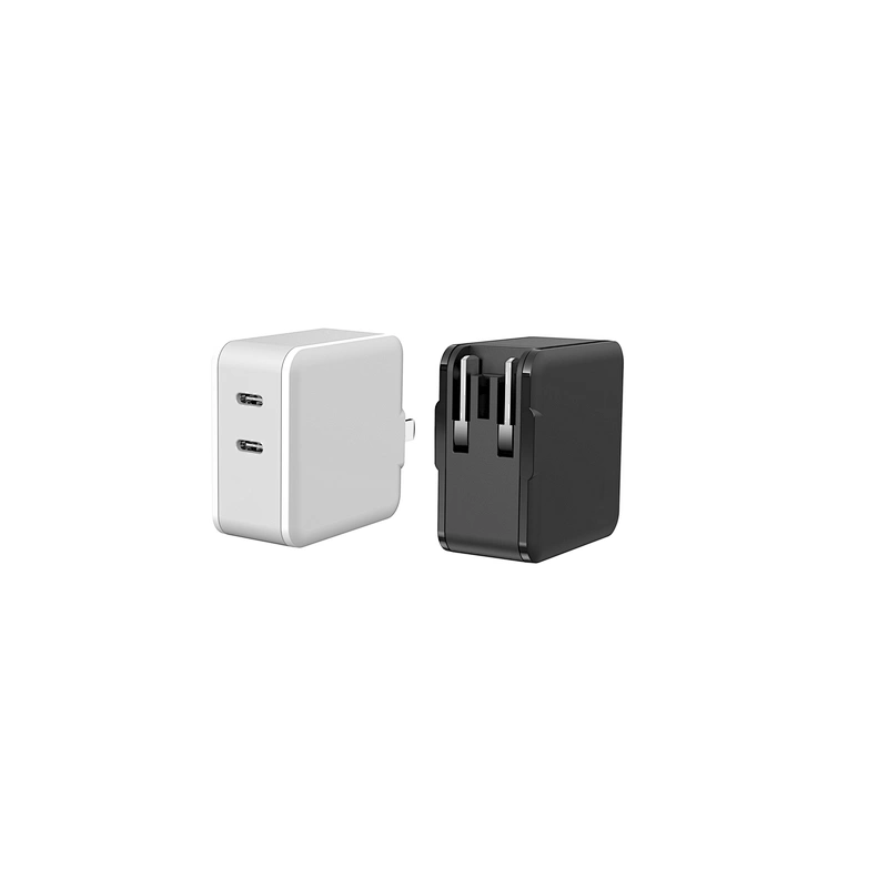Gan 33W max with floding foot space-saving USB fast charger Travel wall Charger adapter And Smart Ic Charger