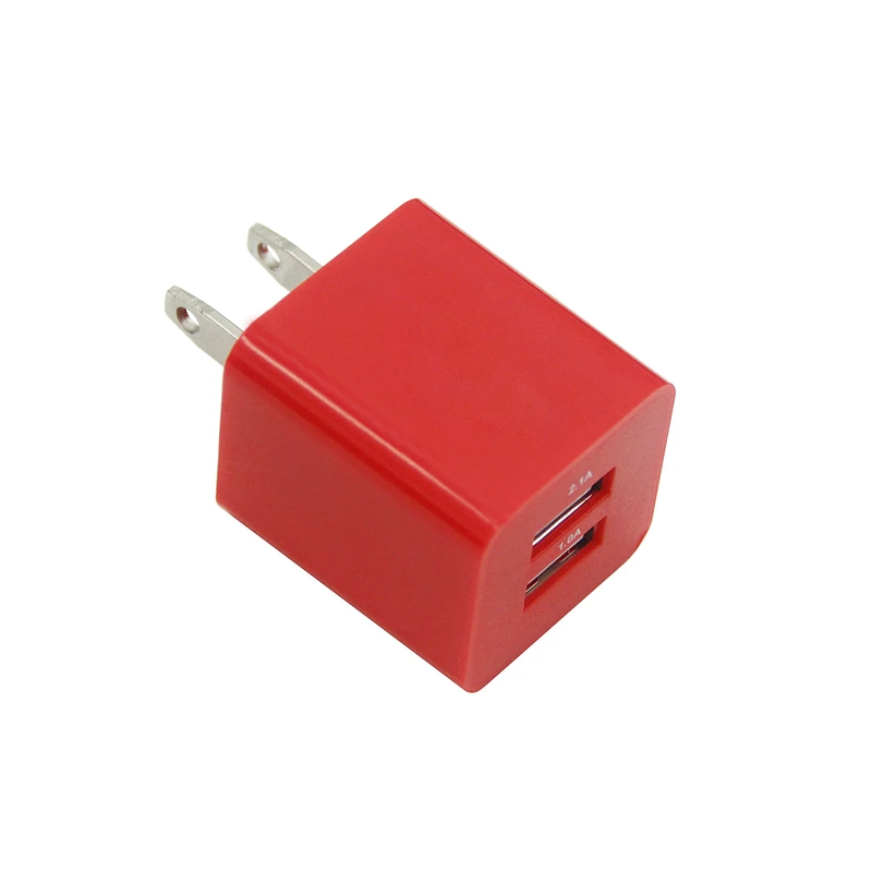 5V2.1A 2 PUERTOS CARGADOR USB CARGADOR DE TELÉFONO FÁBRICA DIRECTO AL POR MAYOR CE FCC CB ROHS CERTIFICADO