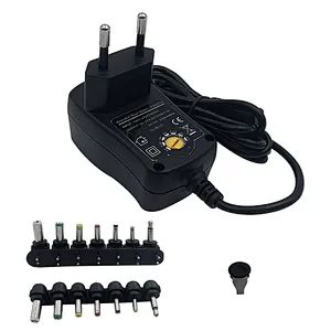 Suministros de equipos eléctricos herramienta eléctrica 3-12V Fuente de alimentación universal CE, enchufe de la UE / enchufe de EE. UU. Enchufe de la UE de EE. UU. Fuente de alimentación de CC de carga rápida