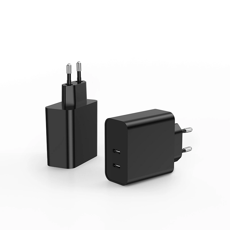 Kcc usb dc 33W wall-mount charger 110v 220v 230v 240v output KR EU plug Gan 33w USB charger power adapter