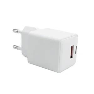 GaN Tech 2 Ports 30W USB C PD USB-A QC3.0 30W GaN Charger for MacBook Laptop
