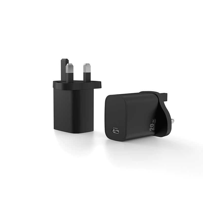 PD 3.0 fast charging with Type C port charger 5V 3A  9V 2.22A  12V 1.67A 20W max with CE,ROHS certificate