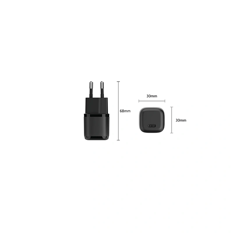 OEM/ODM support Single Ports Usb C Mini Charger 20w max Pd Wall Charger output 5V3A 9V2.22A 12V1.67A For Iphone 12 Series