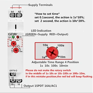 DELAY OFF WITHOUT SUPPLY RELAY