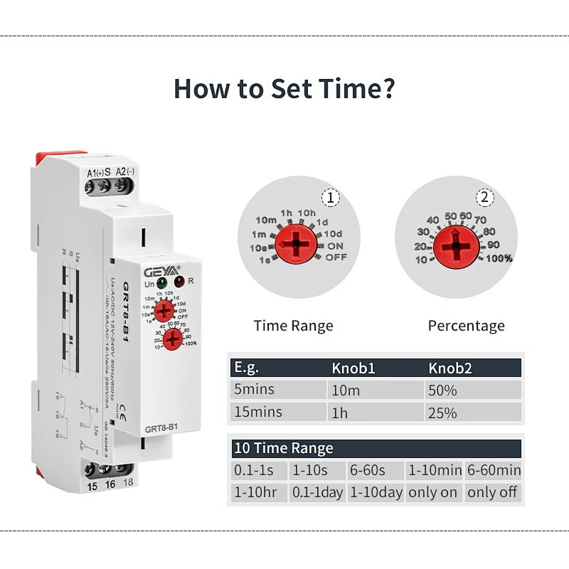 GRT8-B2 Single Function Time Relay