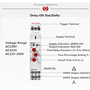 STAR/DELTA TIME RELAY