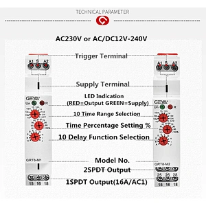 GRT8-M1 Multifunction Time Relay