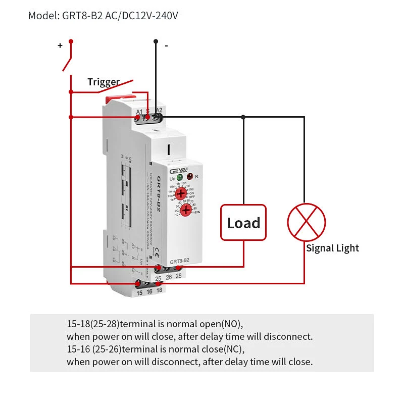 GRT8-B2 Single Function Time Relay