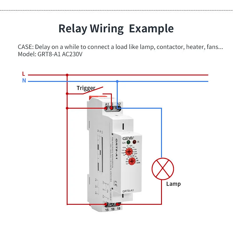 GRT8-A1 Single Function Time Relay