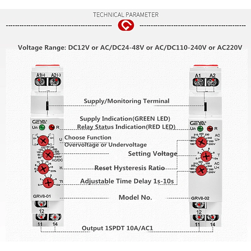 VOLTAGE MONITORING RELAY