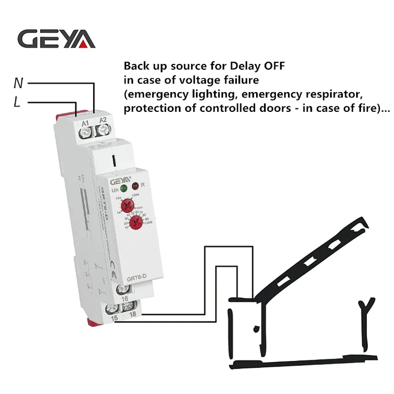DELAY OFF WITHOUT SUPPLY RELAY