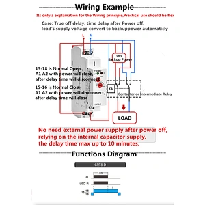 DELAY OFF WITHOUT SUPPLY RELAY