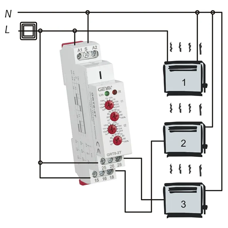 DOUBLE DELAY  TIME RELAY