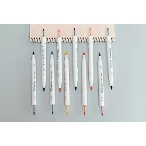 Twin tip color marker
