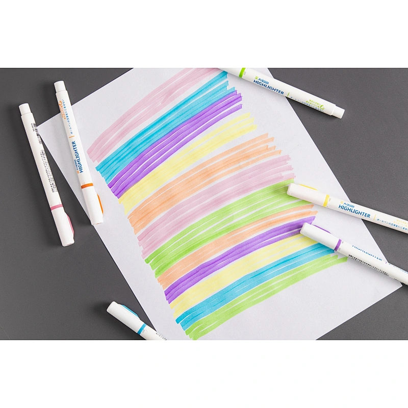 Soft chisel tip highlight marker