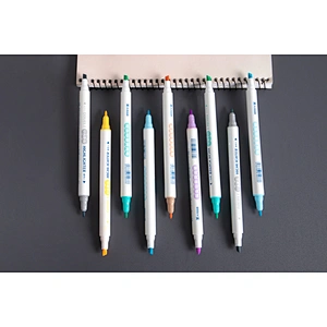 Twin highlighter maker with stamper