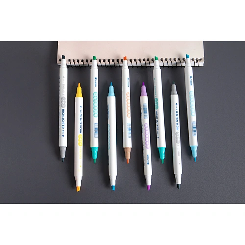 Twin highlighter maker with stamper