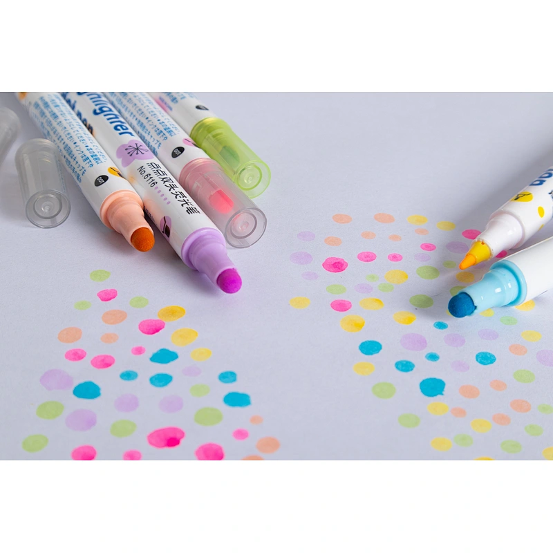 Dual tip washable dot marker pen