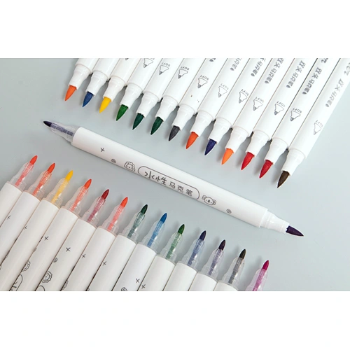 Twin tip color marker