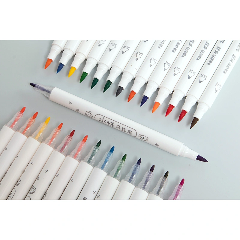 Twin tip color marker