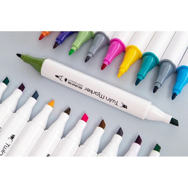 Trangle Art Marker with dual-tip: