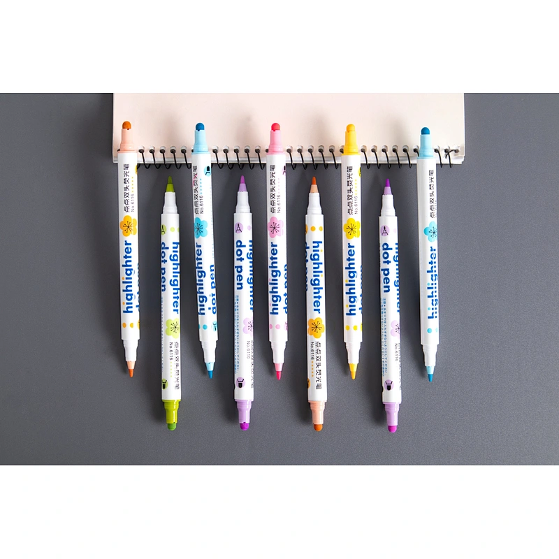 Dual tip washable dot marker pen
