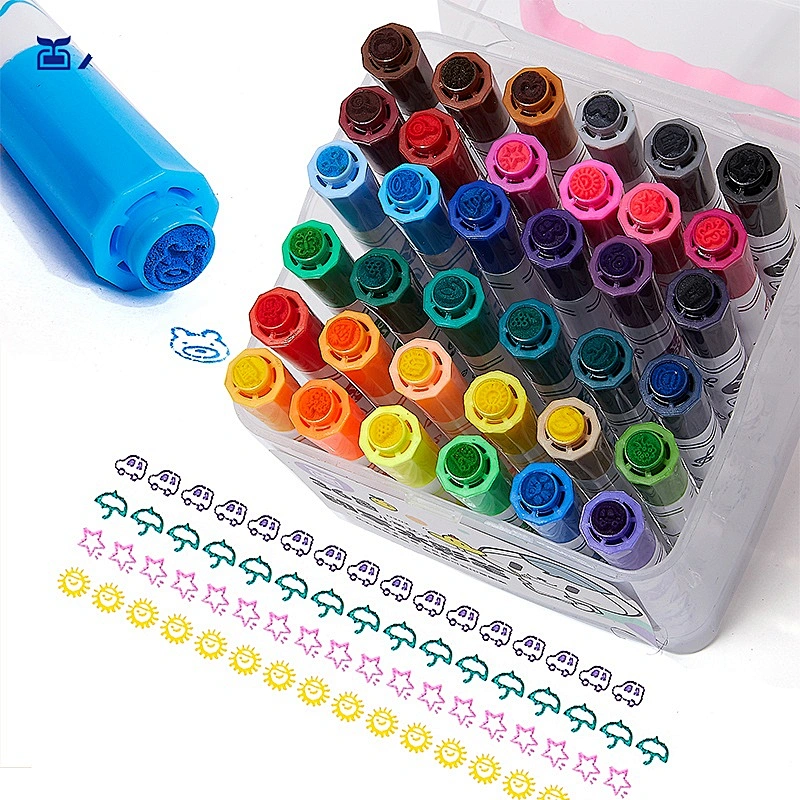 Stamp Color Marker Pen