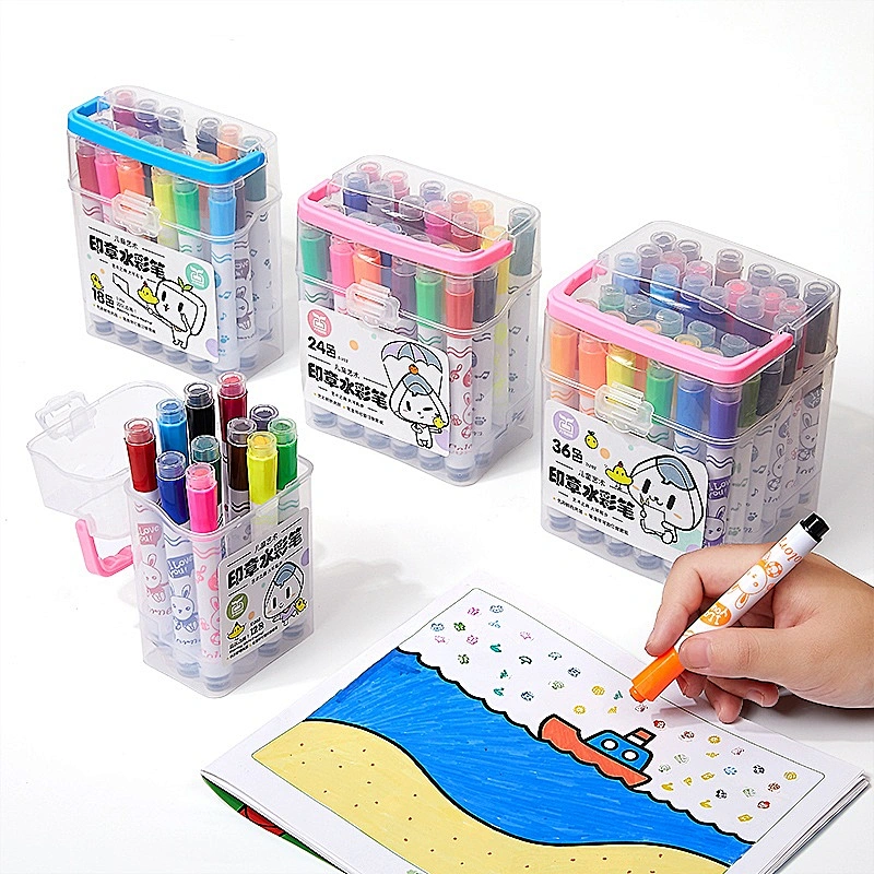 Stamp Color Marker Pen
