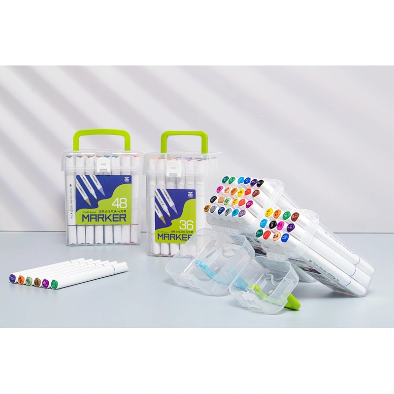 Trangle Art Marker with dual-tip: